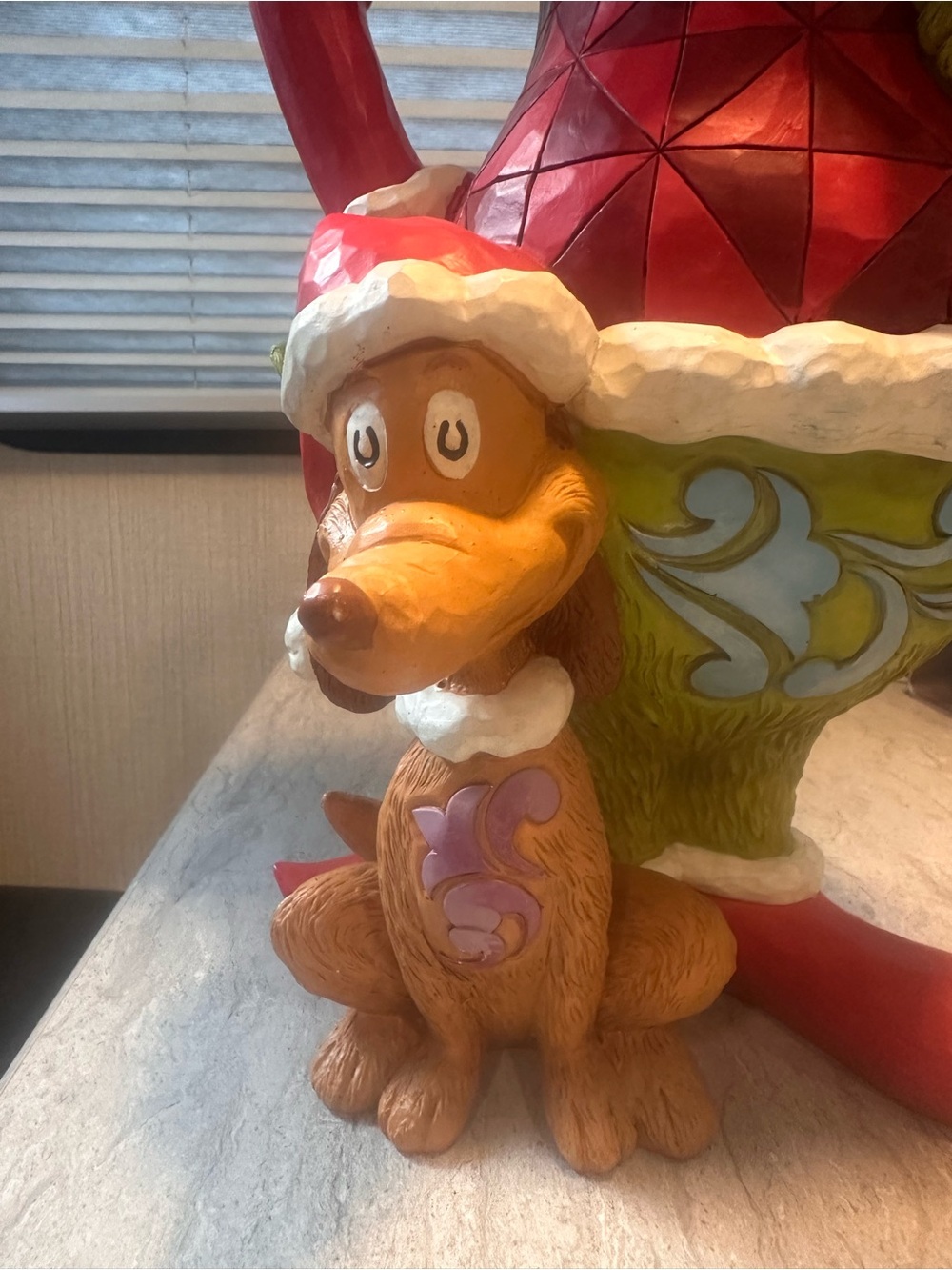 Grinch & Max Statue 20" Tall  Jim Shore Enesco Hand Painted 2024 Christmas - Picture 3 of 9